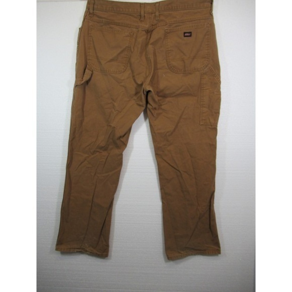 Dickies Carpenter Workwear Jeans Men 40x32 Brown Straight Leg Utility Canvas